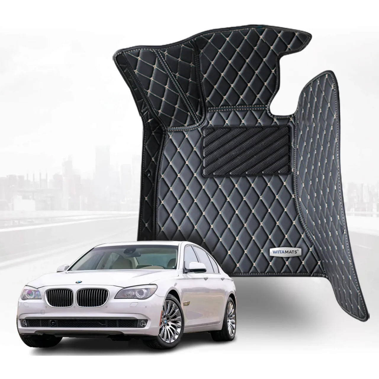 Custom Fit Floor Mats for 2009-2015 BMW 7 Series F01