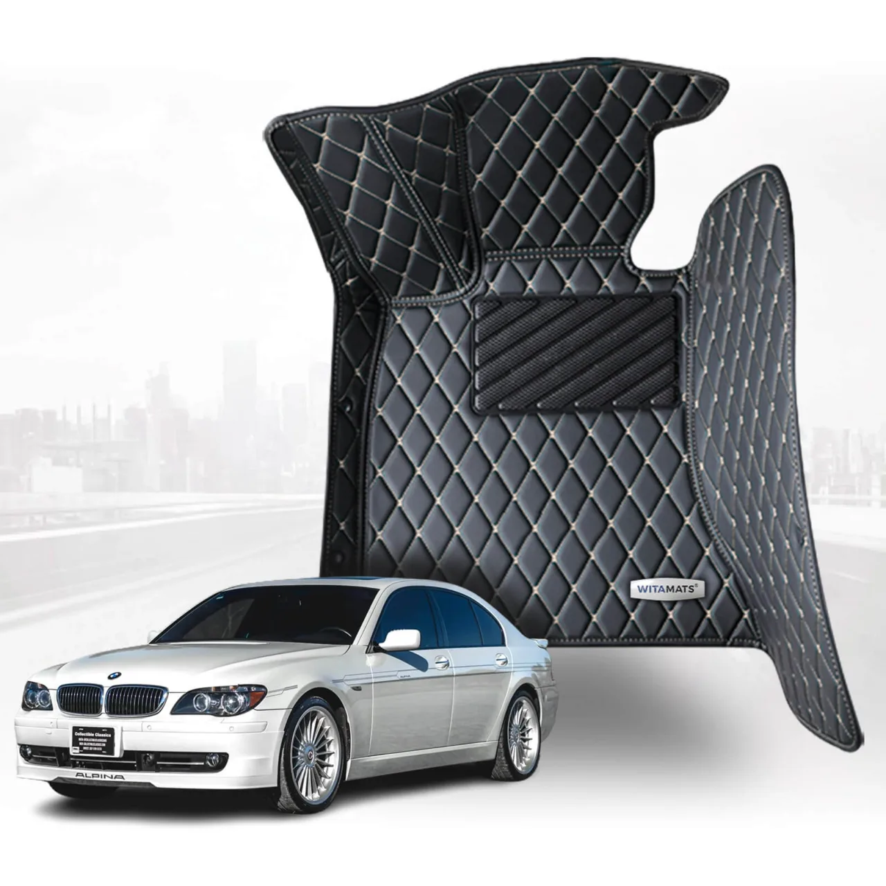 Custom Fit Floor Mats for 2002-2008 BMW 7 Series E65