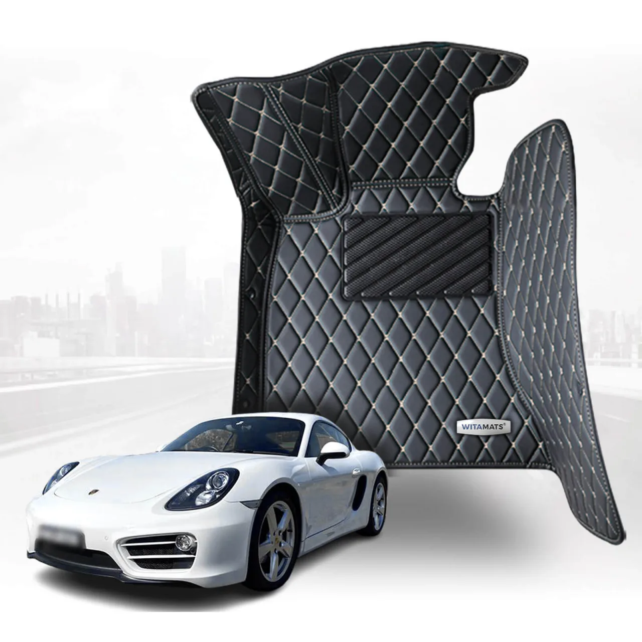 Custom Fit Floor Mats for 2013-2016 Porsche Cayman/Boxster 981