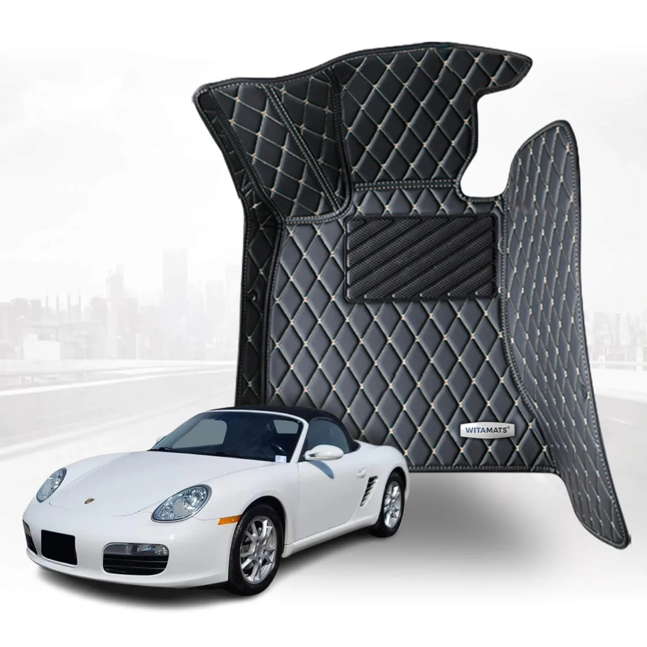 Custom Fit Floor Mats for 2005-2013 Porsche Cayman/Boxster 987
