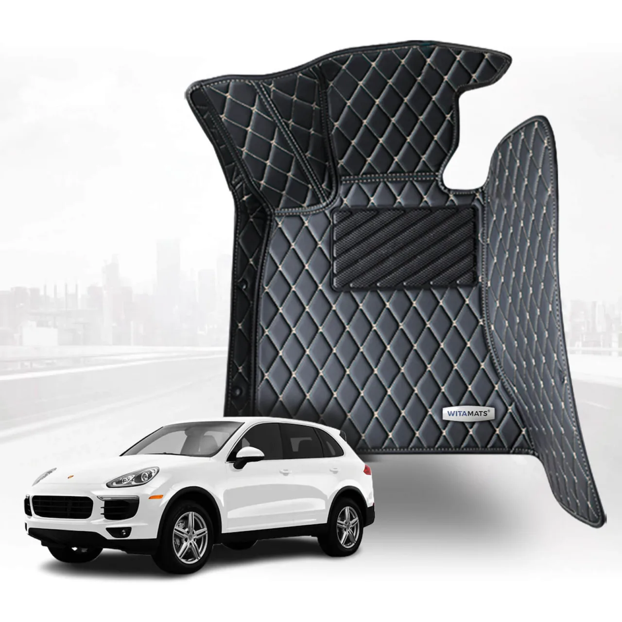 Custom Fit Floor Mats for 2011-2018 Porsche Cayenne 92A