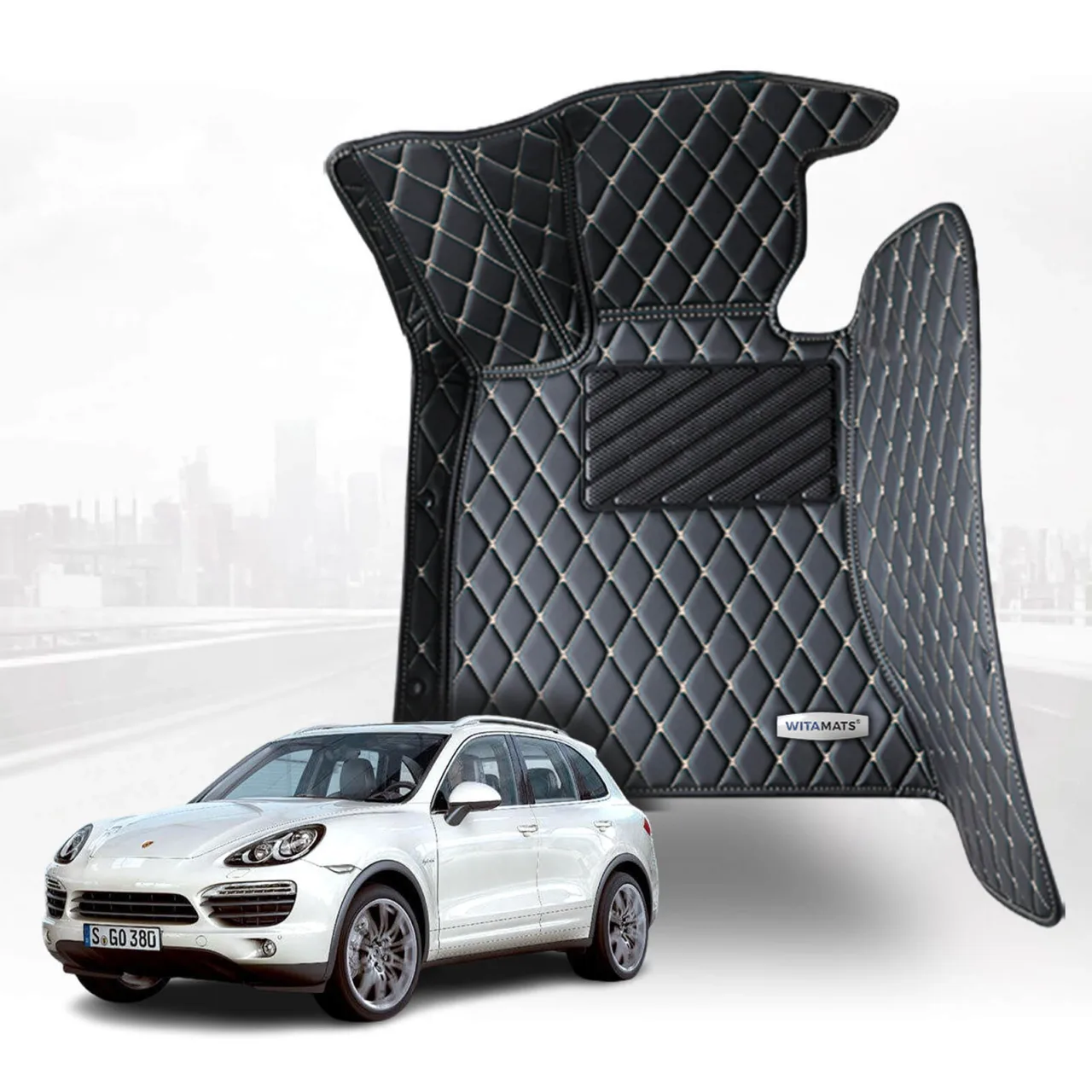Custom Fit Floor Mats for 2003-2010 Porsche Cayenne 9PA