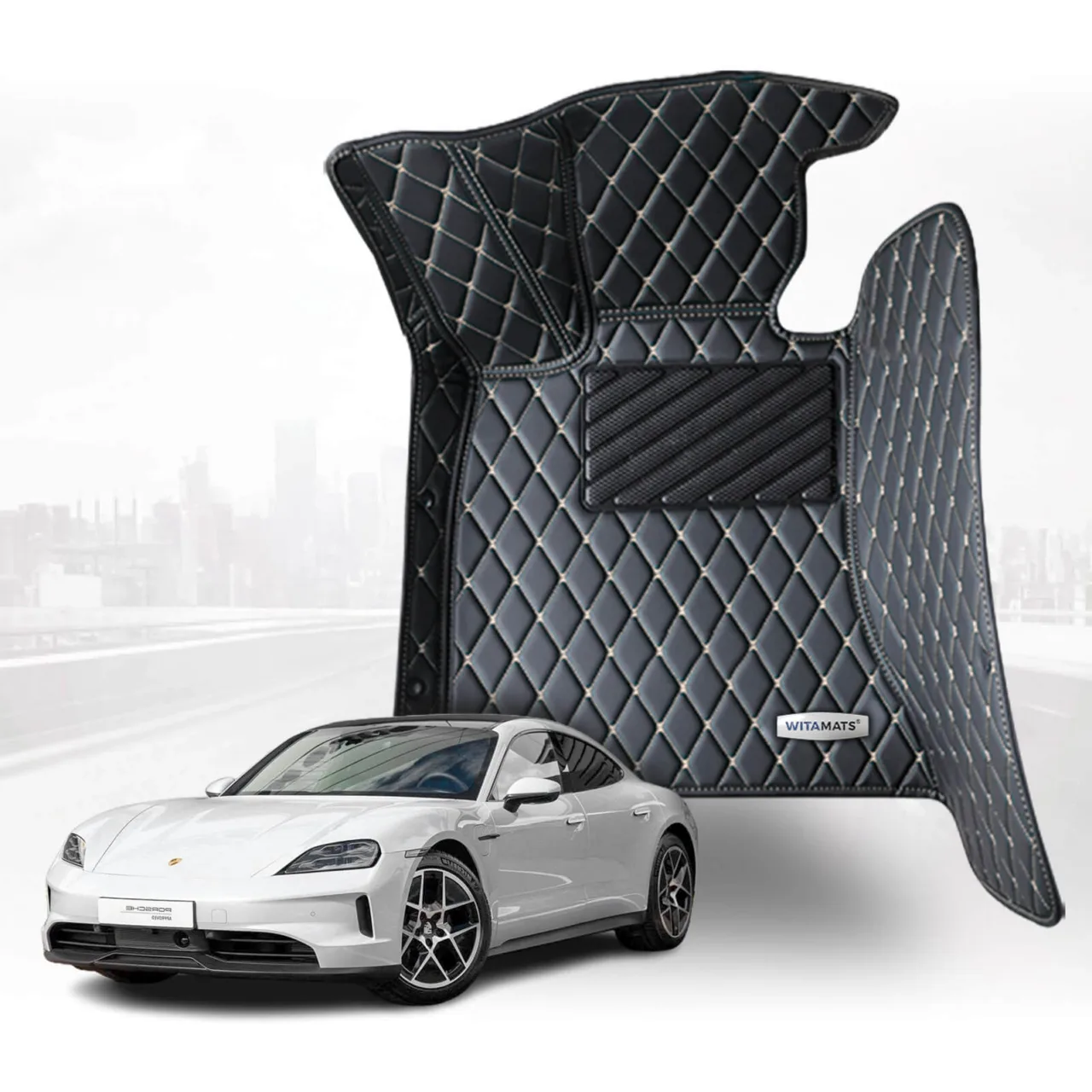 Custom Fit Floor Mats for 2020-2025 Porsche Taycan J1