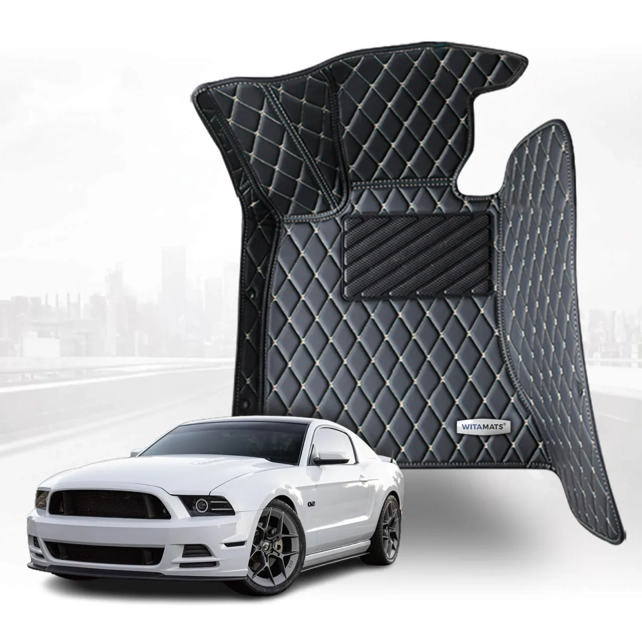 Custom Fit Floor Mats for 2005-2014 Ford Mustang S197